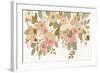 Decorative Pastel Flowers on White-Silvia Vassileva-Framed Art Print