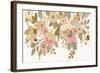 Decorative Pastel Flowers on White-Silvia Vassileva-Framed Art Print