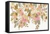 Decorative Pastel Flowers on White-Silvia Vassileva-Framed Stretched Canvas