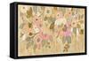 Decorative Pastel Flowers-Silvia Vassileva-Framed Stretched Canvas