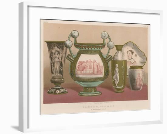 Decorative Porcelain, Paris-null-Framed Giclee Print