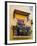 Decorative Pots on Window Balcony, Guanajuato, Mexico-Julie Eggers-Framed Photographic Print