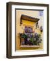 Decorative Pots on Window Balcony, Guanajuato, Mexico-Julie Eggers-Framed Photographic Print