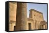 Decorative Relief on Column, from Outside the Birth House, Temple of Isis-Richard Maschmeyer-Framed Stretched Canvas