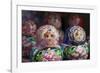 Decorative Russian Dolls for Sale, St. Petersburg, Russia, Europe-Martin Child-Framed Photographic Print