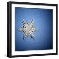 Decorative Snowflake-Sean Justice-Framed Photographic Print