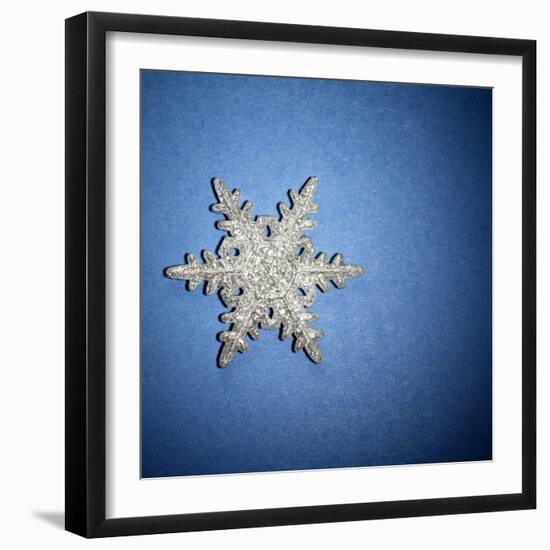 Decorative Snowflake-Sean Justice-Framed Photographic Print