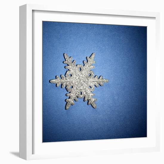 Decorative Snowflake-Sean Justice-Framed Photographic Print