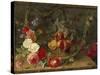 Decorative Still-Life Composition with a Basket of Fruit-Jan van Kessel the Elder-Stretched Canvas