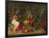 Decorative Still-Life Composition with a Basket of Fruit-Jan van Kessel the Elder-Framed Giclee Print