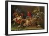 Decorative Still-Life Composition with Birds and Two Bats-Jan van Kessel the Elder-Framed Giclee Print