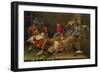 Decorative Still-Life Composition with Birds and Two Bats-Jan van Kessel the Elder-Framed Giclee Print