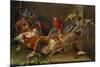 Decorative Still-Life Composition with Birds and Two Bats-Jan van Kessel the Elder-Mounted Giclee Print