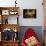 Decorative Table and Chairs on Patio in France-Will Wilkinson-Photographic Print displayed on a wall