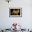 Decorative Table and Chairs on Patio in France-Will Wilkinson-Framed Photographic Print displayed on a wall