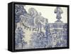 Decorative Tiles in the Cloister of Sao Vincente da Fora, Lisbon, Portugal-Michele Molinari-Framed Stretched Canvas