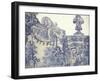 Decorative Tiles in the Cloister of Sao Vincente da Fora, Lisbon, Portugal-Michele Molinari-Framed Premium Photographic Print