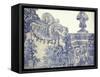 Decorative Tiles in the Cloister of Sao Vincente da Fora, Lisbon, Portugal-Michele Molinari-Framed Stretched Canvas