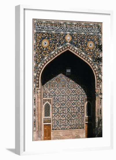 Decorative Tiles, Tilla Kari Madrasa-null-Framed Giclee Print