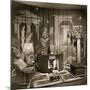 Decorative Trade Stand at Dorland Hall with Hanging Textile, 1940S (B/W Photo)-English Photographer-Mounted Giclee Print