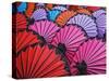 Decorative Umbrellas Drying, Bo Sang, Chiang Mai, Thailand-Adam Jones-Stretched Canvas