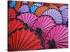 Decorative Umbrellas Drying, Bo Sang, Chiang Mai, Thailand-Adam Jones-Stretched Canvas