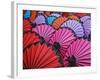 Decorative Umbrellas Drying, Bo Sang, Chiang Mai, Thailand-Adam Jones-Framed Photographic Print