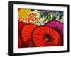 Decorative Umbrellas Drying, Bo Sang, Chiang Mai, Thailand-Adam Jones-Framed Photographic Print