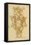 Decorative Vase with the Arms of Albergati Bologna-Alessandro Algardi-Framed Stretched Canvas