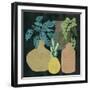 Decorative Vases II-Melissa Wang-Framed Art Print