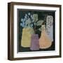 Decorative Vases III-Melissa Wang-Framed Art Print