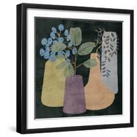 Decorative Vases III-Melissa Wang-Framed Art Print