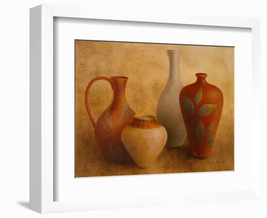 Decorative Vessel Still Life II-Lanie Loreth-Framed Art Print