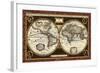 Decorative World Map-Vision Studio-Framed Art Print