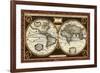 Decorative World Map-Vision Studio-Framed Art Print