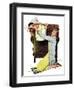 "Decorator", March 30,1940-Norman Rockwell-Framed Giclee Print