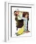 "Decorator", March 30,1940-Norman Rockwell-Framed Giclee Print