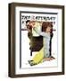 "Decorator" Saturday Evening Post Cover, March 30,1940-Norman Rockwell-Framed Giclee Print