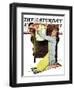 "Decorator" Saturday Evening Post Cover, March 30,1940-Norman Rockwell-Framed Giclee Print