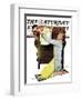 "Decorator" Saturday Evening Post Cover, March 30,1940-Norman Rockwell-Framed Giclee Print