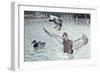 Decoyed Ducks-Rusty Frentner-Framed Giclee Print