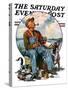 "Decoys," Saturday Evening Post Cover, October 5, 1929-J.F. Kernan-Stretched Canvas