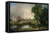 Dedham Lock and Mill, 1820-John Constable-Framed Stretched Canvas