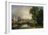 Dedham Lock and Mill, 1820-John Constable-Framed Giclee Print