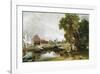 Dedham Lock and Mill-John Constable-Framed Premium Giclee Print