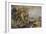 Dedham Lock, C.1819 (Oil on Paper Laid on Canvas)-John Constable-Framed Giclee Print