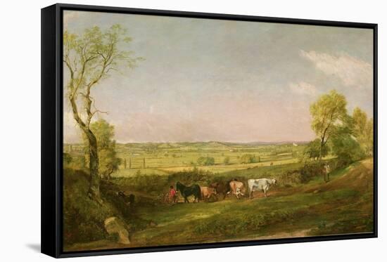 Dedham Vale: Morning, C.1811-John Constable-Framed Stretched Canvas