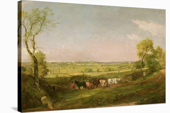 Dedham Vale: Morning, C.1811-John Constable-Stretched Canvas