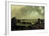 Dedham Vale, View to Langham Church, from the Fields just east of Vale Farm, East Bergholt, c.1811-John Constable-Framed Giclee Print