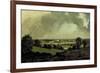 Dedham Vale, View to Langham Church, from the Fields just east of Vale Farm, East Bergholt, c.1811-John Constable-Framed Giclee Print